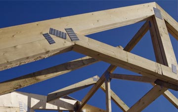 Post Green roof trusses for new builds and additions